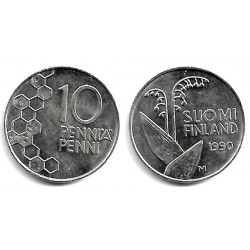 (65) Finlandia. 1990. 10 Pennia (EBC)