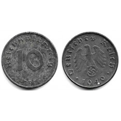 (101) Alemania (III Reich). 1940(D). 10 Reichspfennig (MBC+)