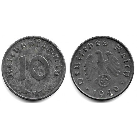(101) Alemania (III Reich). 1940(D). 10 Reichspfennig (MBC+)
