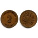 (2) Imperio Alemán. 1874(C). 2 Pfennig (RC)