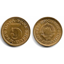 (43) Yugoslavia. 1965. 5 Para (EBC)