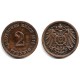 (16) Imperio Alemán. 1911(A). 2 Pfennig (MBC+)