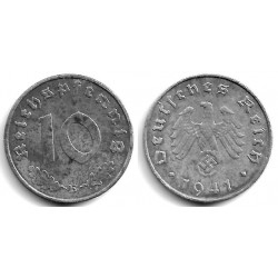 (101) Alemania (III Reich). 1941(E). 10 Reichspfennig (MBC+)