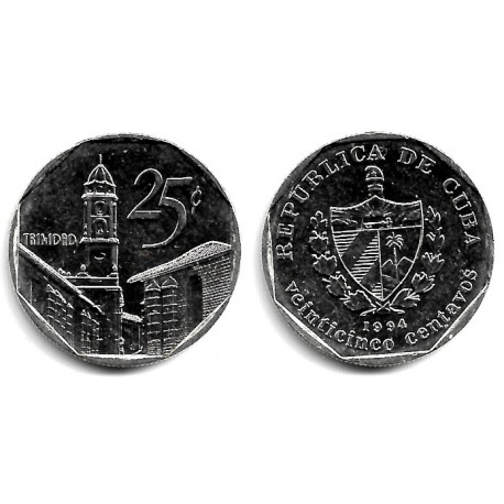 (577.1) Cuba. 1994. 25 Centavos (EBC)