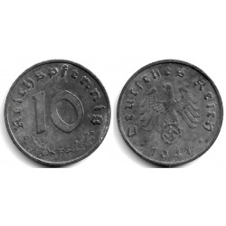 (101) Alemania (III Reich). 1941(F). 10 Reichspfennig (MBC+)