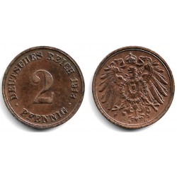 (16) Imperio Alemán. 1913(D). 2 Pfennig (EBC)