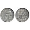 España (II República). 1933*(3-4). 1 Peseta (MBC+) (Plata)