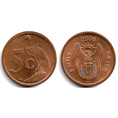 (486) Sudáfrica. 2006. 5 Cents (MBC+)