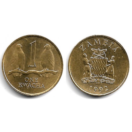 (38) Zambia. 1992. 1 Kwacha (SC)