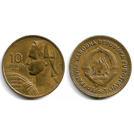 (33) Yugoslavia. 1955. 10 Dinara (MBC)