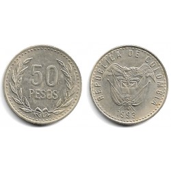 (283.1) Colombia. 1993. 50 Pesos (MBC)