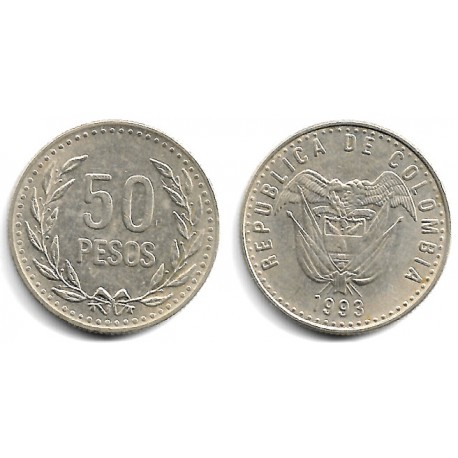(283.1) Colombia. 1993. 50 Pesos (MBC)