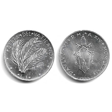(116) Ciudad del Vaticano. 1976. 1 Lira (SC)