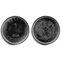 (605) Brasil. 1988. 1 Cruzado (SC)