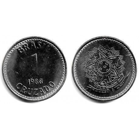 (605) Brasil. 1988. 1 Cruzado (SC)