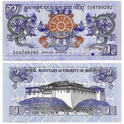 (27c) Bhutan. 2019. 1 Ngultrum (SC)