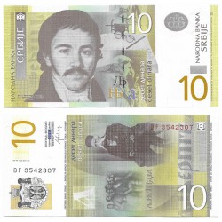 (54b) Serbia. 2013. 10 Dinara (SC)