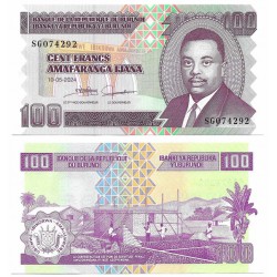 (44c) Burundi. 2024. 100 Francs (SC)