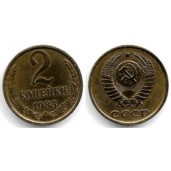 (Y127a) Unión Soviética. 1983. 2 Kopeks (MBC+)