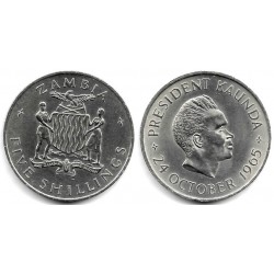 (4) Zambia. 1965. 5 Shillings (EBC+)