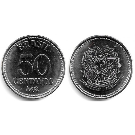 (604) Brasil. 1988. 50 Centavos (SC)