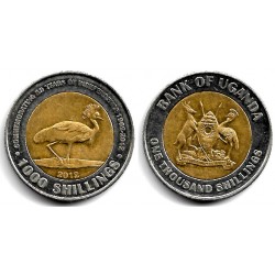 (278) Uganda. 2012. 1000 Shillings (BC+)
