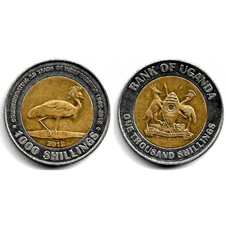 (278) Uganda. 2012. 1000 Shillings (BC+)
