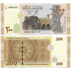 (113) Siria. 2021. 200 Pounds (SC)