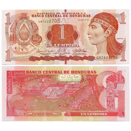 (96) Honduras. 2022. 1 Lempira (SC)