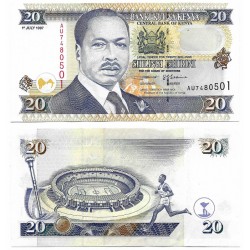 (35b) Kenia. 1997. 20 Shilling (EBC)