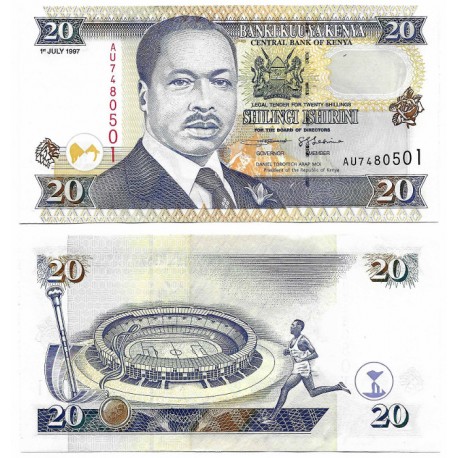 (35b) Kenia. 1997. 20 Shilling (EBC)