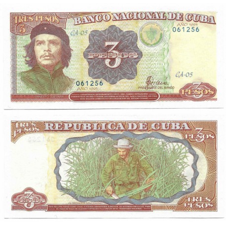 (113) Cuba. 1995. 3 Pesos (SC)