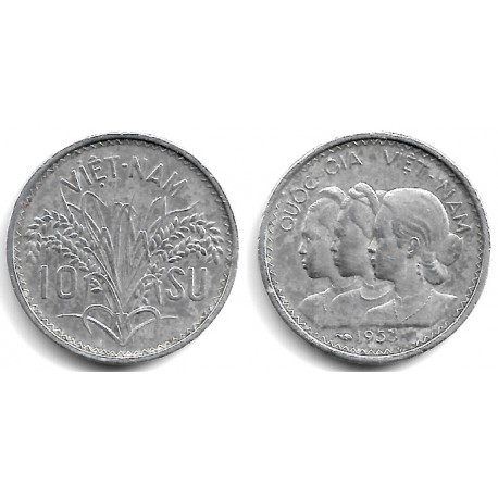 (1) Vietnam del Sur. 1953. 10 Su (MBC+)