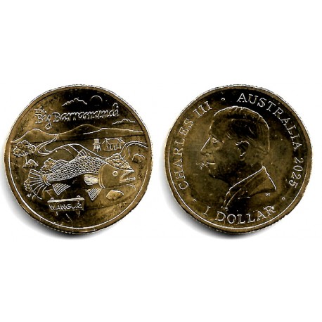 Australia. 2025. 1 Dollar (SC) The Big Barramundi