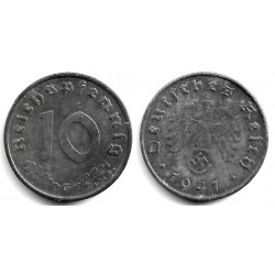 (101) Alemania (III Reich). 1941(G). 10 Reichspfennig (MBC+)