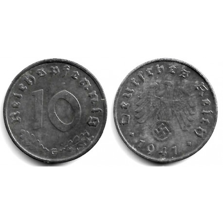 (101) Alemania (III Reich). 1941(G). 10 Reichspfennig (MBC+)