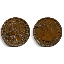 (33) Chipre. 1955. 3 Mils (MBC+)