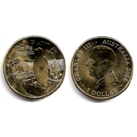 Australia. 2025. 1 Dollar (SC) The Big Penguin