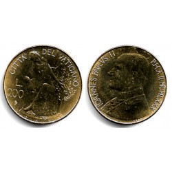 (147) Ciudad del Vaticano. 1980. 200 Lira (SC)