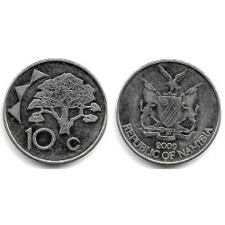 (2) Namibia. 2009. 10 Cents (EBC)