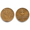 (12) Eslovaquia. 1995. 1 Koruna (MBC+)