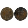 Isabel II. 1836. 6 Cuartos (MBC) Ceca de Cataluña