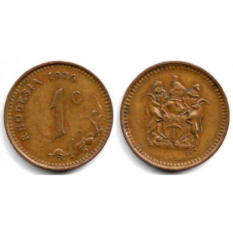 (10) Rhodesia. 1976. 1 Cent (MBC)