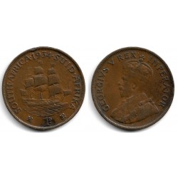 (14.3) Sudáfrica. 1934. 1 Penny (BC/BC+)