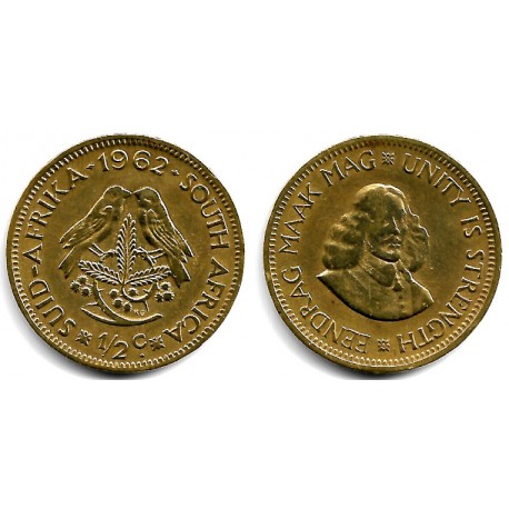 (56) Sudáfrica. 1962. ½ Cent (MBC-)