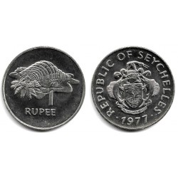 (35) Seychelles. 1977. 1 Rupee (EBC+)