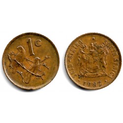 (82) Sudáfrica. 1987. 1 Cent (MBC-)