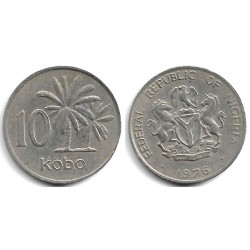 (10.1) Nigeria. 1976. 10 Kobo (MBC)