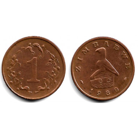 (1a) Zimbabue. 1989. 1 Cent (MBC)