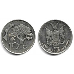 (2) Namibia. 1996. 10 Cents (MBC)